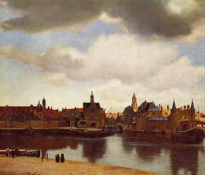 Johannes Vermeer View on Delft. china oil painting image